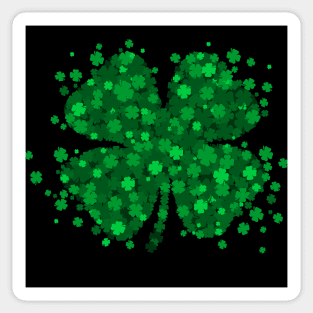 Four Leaf Clover Shamrock St. Patrick's Day Lucky Shirt Sticker